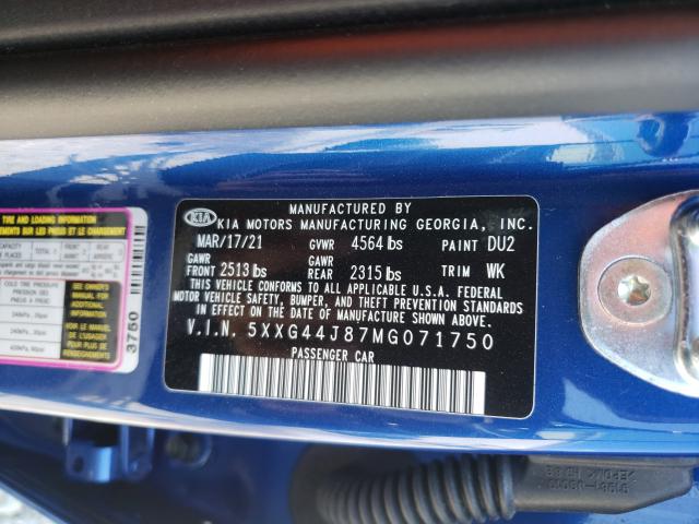 2021 KIA K5 GT 5XXG44J87MG071750