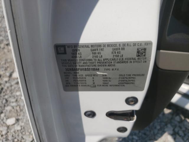 2011 CHEVROLET HHR 3GNBABFW6BS618844