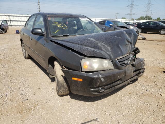 Salvage cars for sale at Elgin, IL auction: 2004 Hyundai Elantra GL