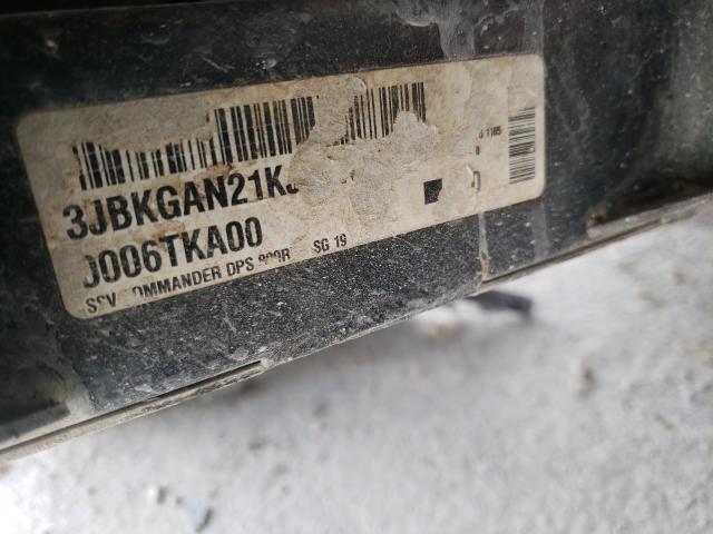 2019 CAN-AM COMMANDER 3JBKGAN21KJ001067