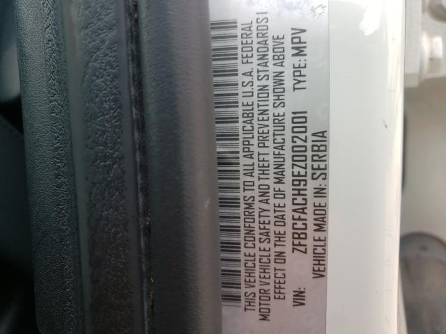 2014 FIAT 500L LOUNG ZFBCFACH9EZ002001