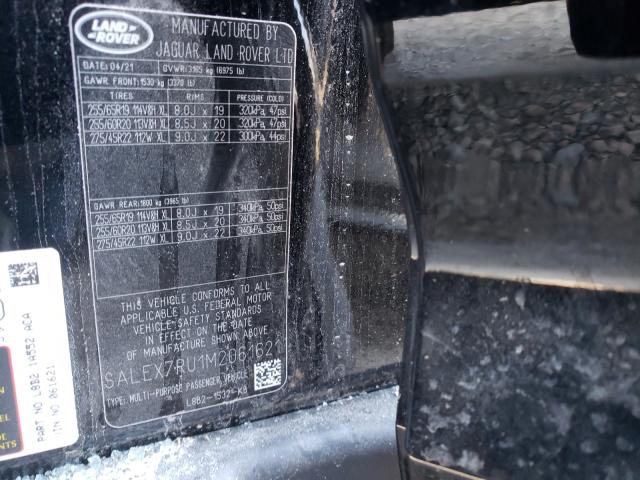 2021 LAND ROVER DEFENDER 1 SALEX7RU1M2061621