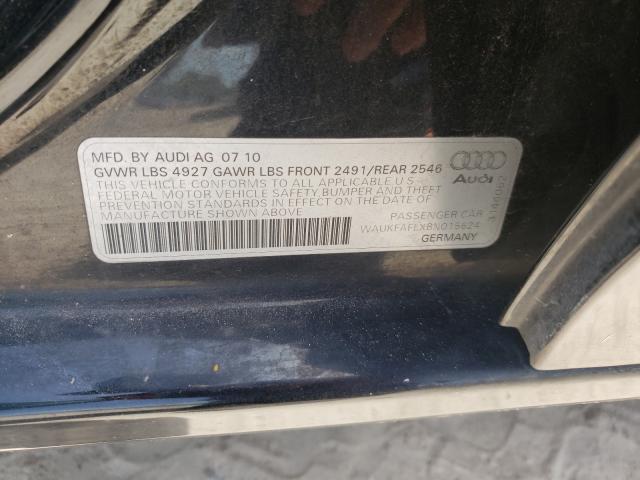 2011 AUDI A4 PRESTIG WAUKFAFLXBN015624