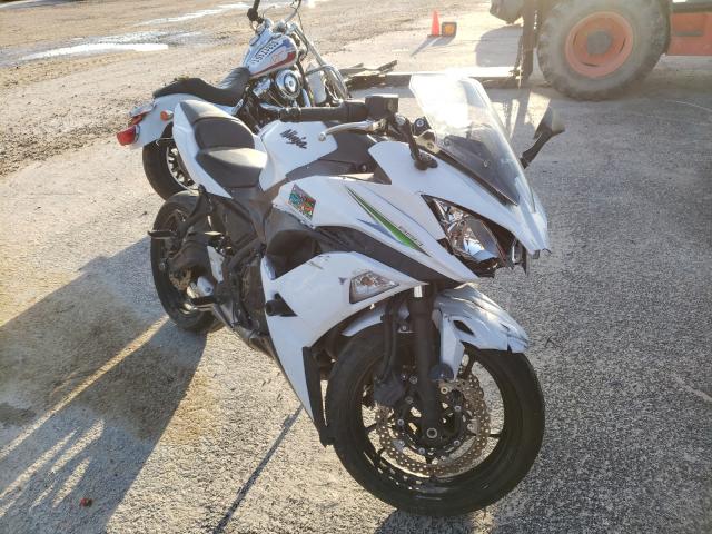 Salvage cars for sale from Copart Houston, TX: 2017 Kawasaki EX650 J
