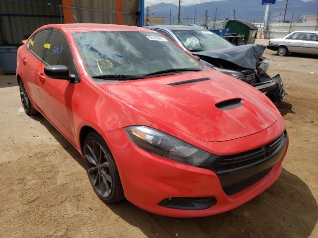 Salvage cars for sale from Copart Colorado Springs, CO: 2016 Dodge Dart GT