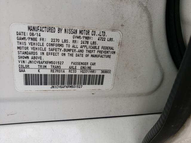2015 INFINITI Q40 JN1CV6APXFM501527