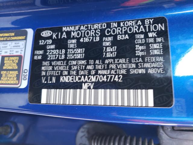 2021 KIA SELTOS S KNDEUCAA2M7047742