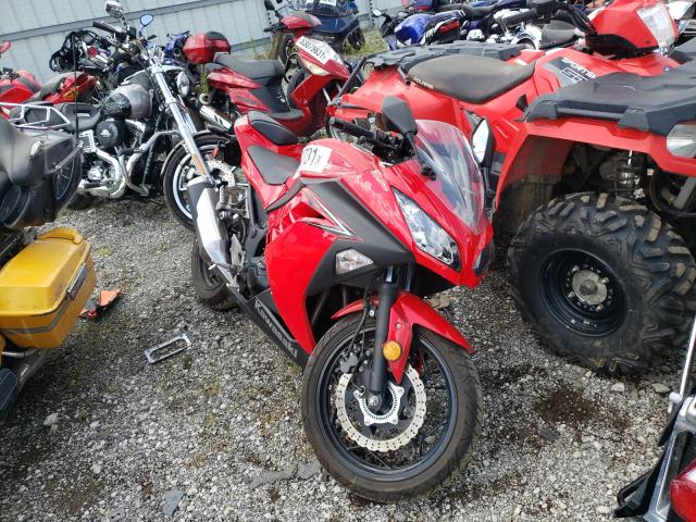 Salvage cars for sale from Copart Chicago Heights, IL: 2016 Kawasaki EX300 B