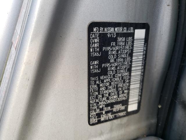 2013 NISSAN CUBE S JN8AZ2KRXDT305967