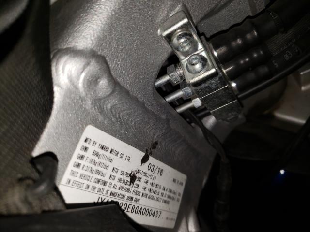 2016 YAMAHA FJR1300 A JYARP29E8GA000437
