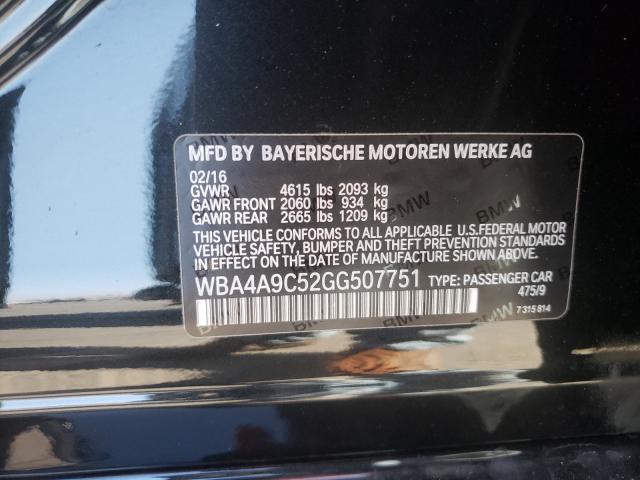 2016 BMW 428 I GRAN WBA4A9C52GG507751