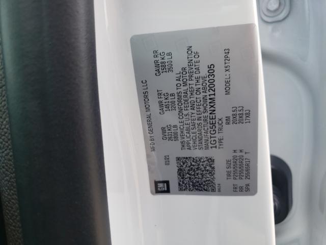 2021 GMC CANYON DEN 1GTG5EENXM1200305