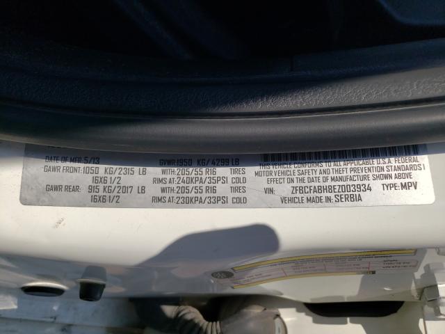2014 FIAT 500L EASY ZFBCFABH8EZ003934