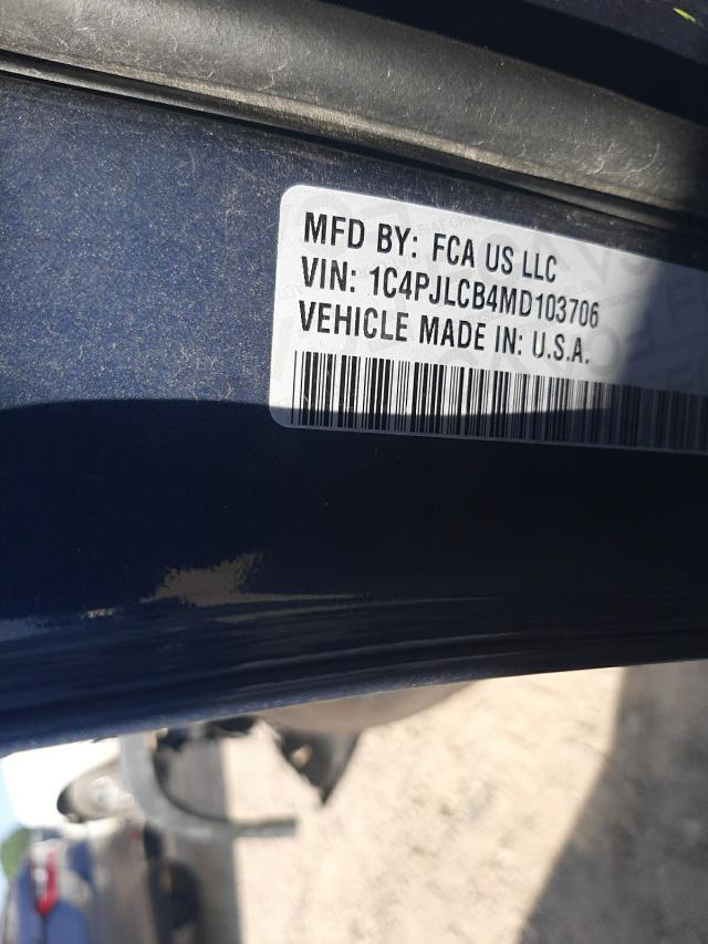 2021 JEEP CHEROKEE 1C4PJLCB4MD103706