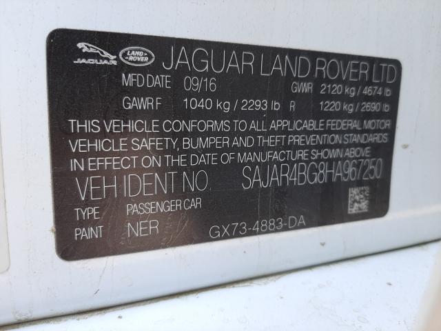 2017 JAGUAR XE SAJAR4BG8HA967250