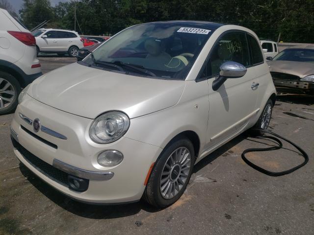 2012 FIAT 500 LOUNGE 3C3CFFCR5CT108599