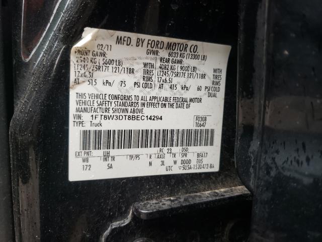2011 FORD F350 1FT8W3DT8BEC14294