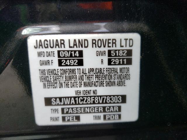 2015 JAGUAR XJ SAJWA1CZ8F8V78303
