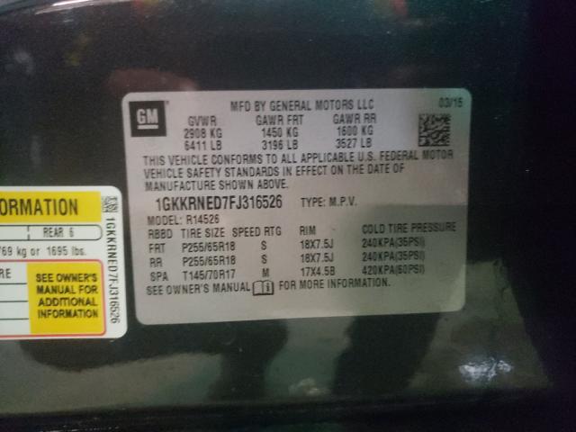 2015 GMC ACADIA 1GKKRNED7FJ316526