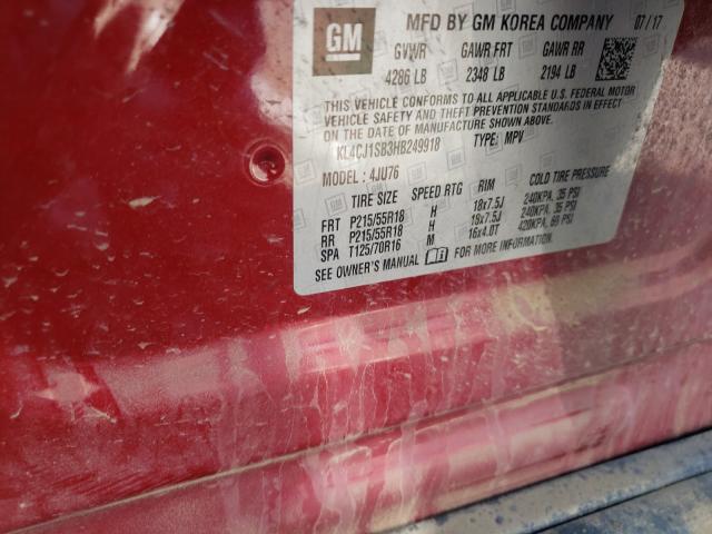 2017 BUICK ENCORE SPO KL4CJ1SB3HB249918