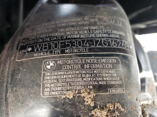2018 BMW K1600 B WB10F5304JZG16269