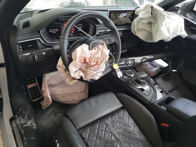 2019 AUDI S5 PRESTIG WAU24GF59KN010392