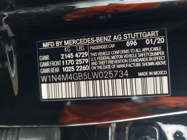 2020 MERCEDES-BENZ GLB 250 W1N4M4GB5LW025734