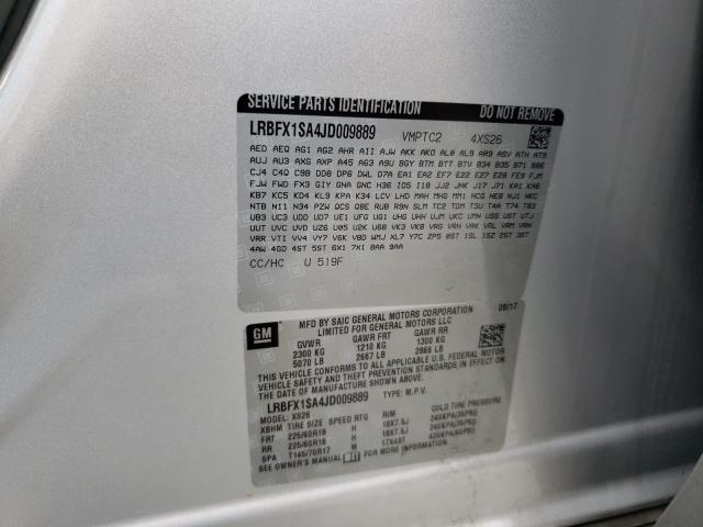 2018 BUICK ENVISION E LRBFX1SA4JD009889