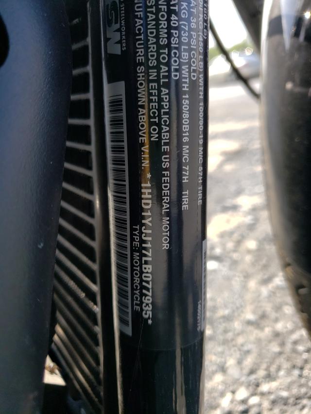 2020 HARLEY-DAVIDSON FXBB 1HD1YJJ17LB077935