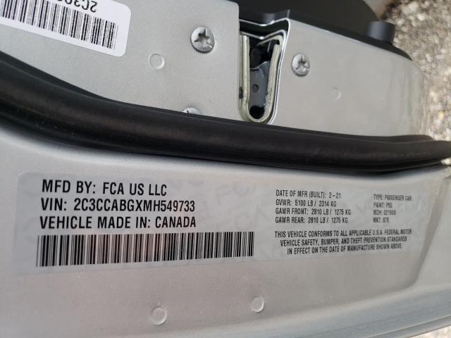 2021 CHRYSLER 300 S 2C3CCABGXMH549733
