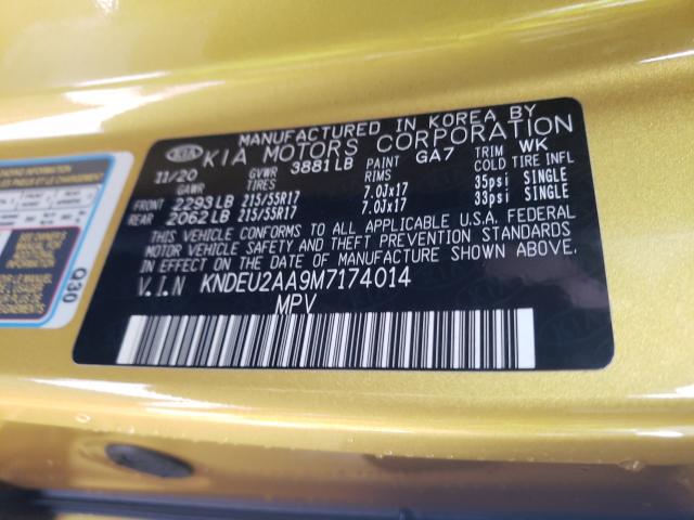 2021 KIA SELTOS S KNDEU2AA9M7174014