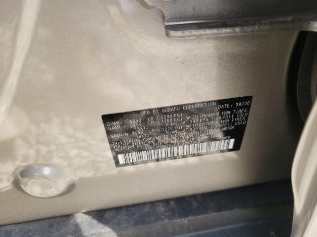 2020 SUBARU OUTBACK LI 4S4BTALC3L3267322