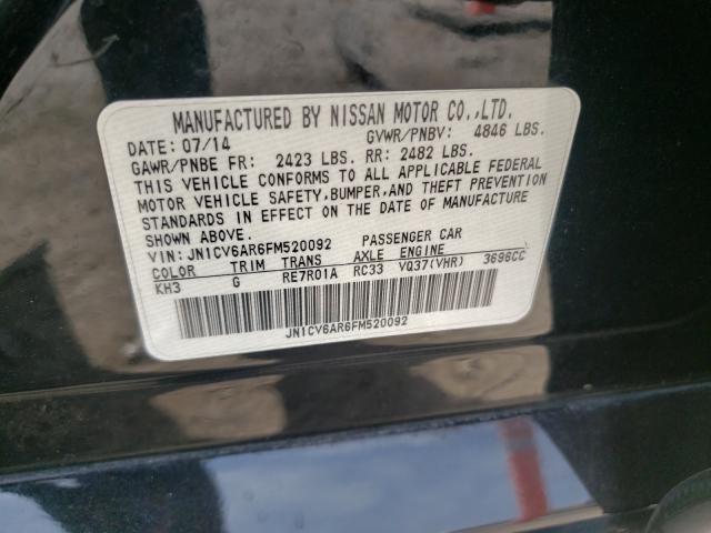2015 INFINITI Q40 JN1CV6AR6FM520092