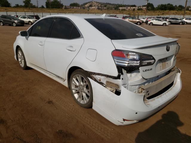 2010 LEXUS HS 250H JTHBB1BA9A2014997