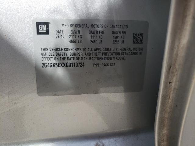 2016 BUICK REGAL 2G4GK5EXXG9110724