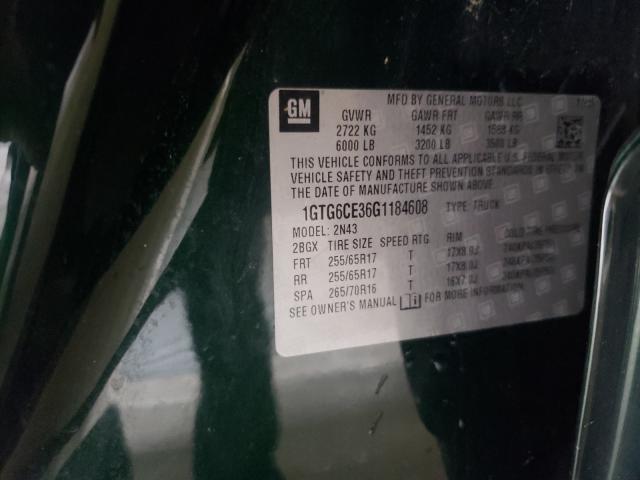 2016 GMC CANYON SLE 1GTG6CE36G1184608
