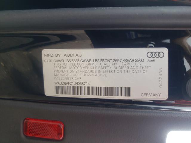 2020 AUDI A6 QUATTRO WAUD8AF21LN058714