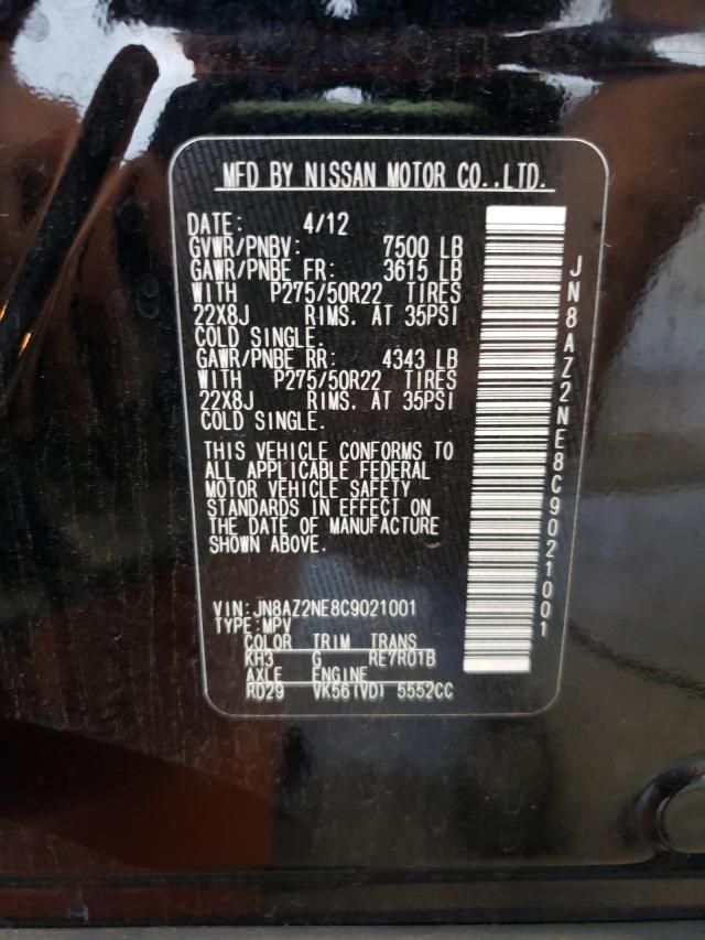2012 INFINITI QX56 JN8AZ2NE8C9021001