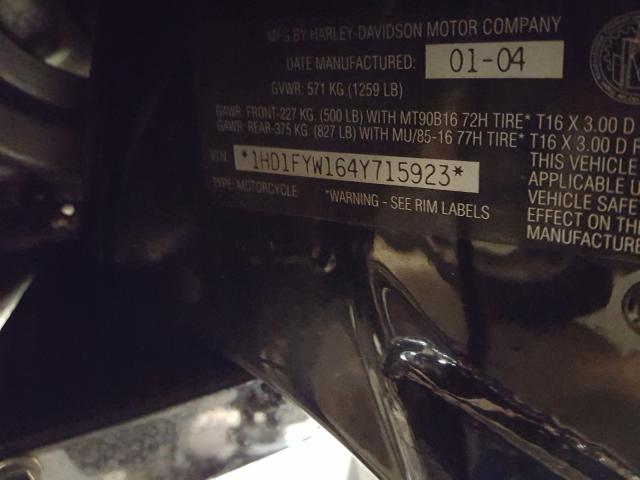 2004 HARLEY-DAVIDSON FLHRSI 1HD1FYW164Y715923