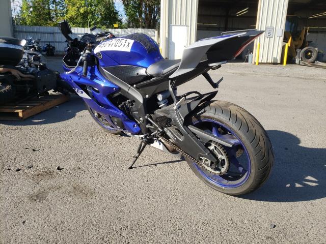 2020 YAMAHA YZFR6 JYARJ28E8LA007272