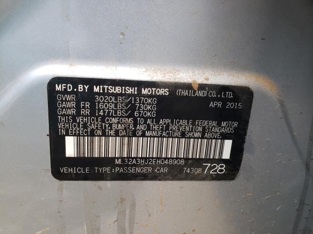 2015 MITSUBISHI MIRAGE DE ML32A3HJ2FH048908