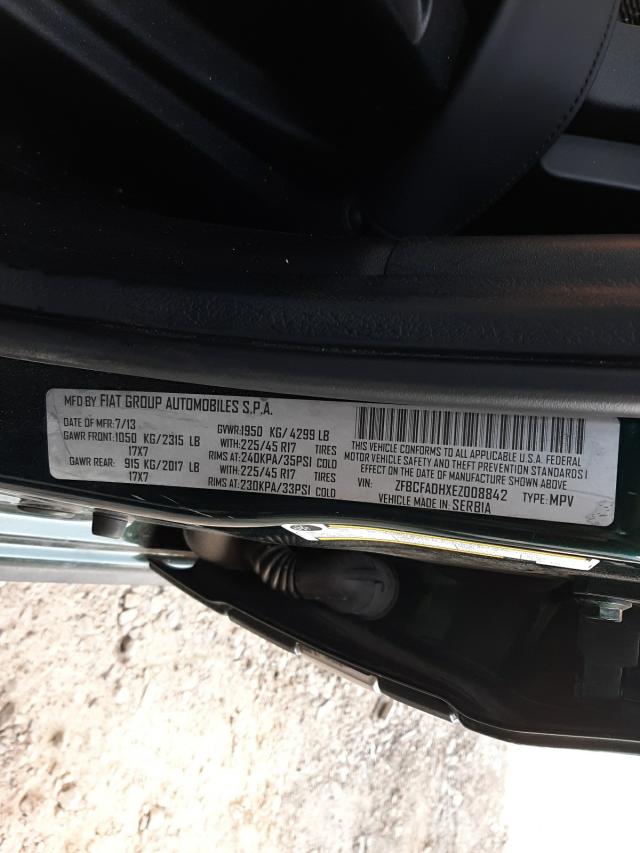 2014 FIAT 500L TREKK ZFBCFADHXEZ008842