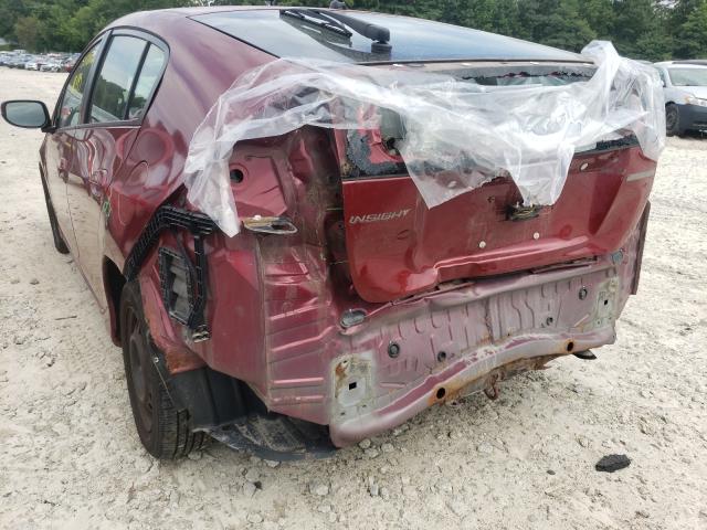 2010 HONDA INSIGHT LX JHMZE2H55AS012492