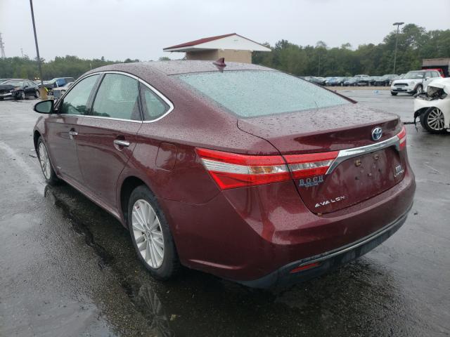 2013 TOYOTA AVALON HYB 4T1BD1EB9DU006502