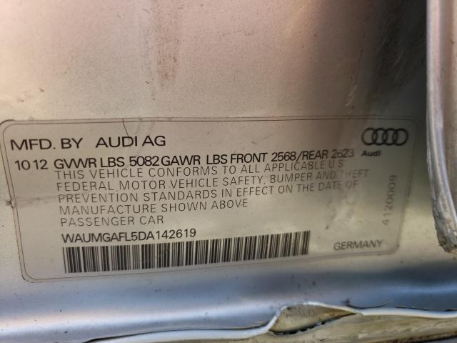 2013 AUDI S4 PRESTIG WAUMGAFL5DA142619