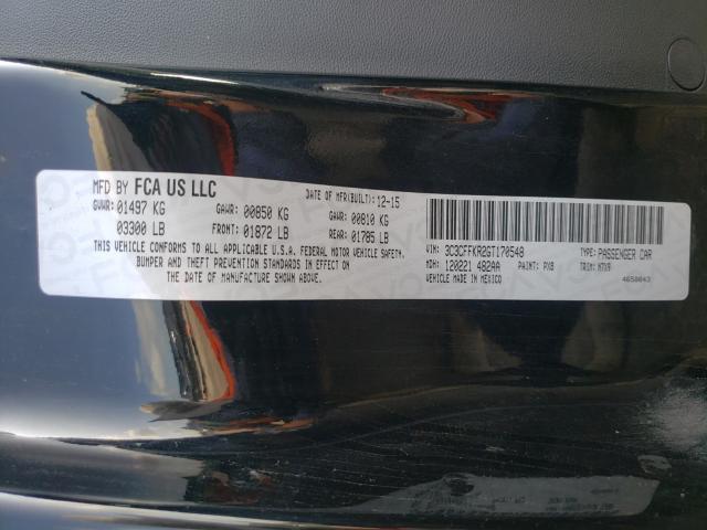 2016 FIAT 500 EASY 3C3CFFKR2GT170548
