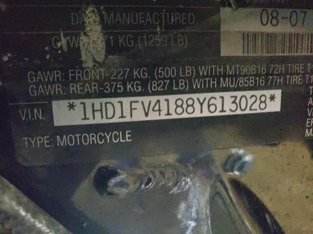 2008 HARLEY-DAVIDSON FLHT 1HD1FV4188Y613028