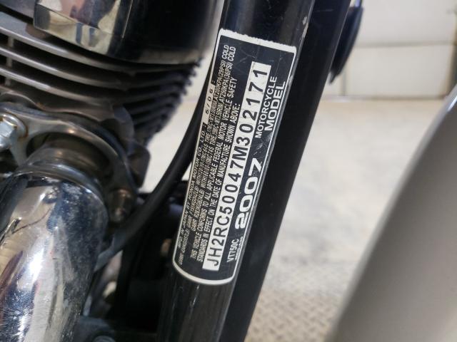 2007 HONDA VT750 JH2RC50047M302171