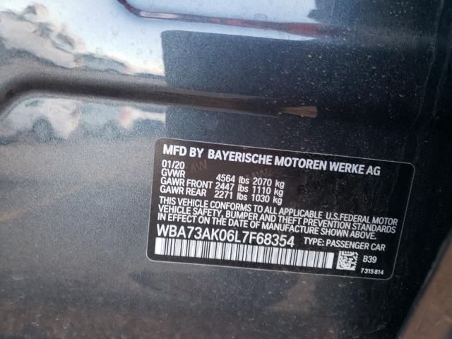 2020 BMW 228XI WBA73AK06L7F68354