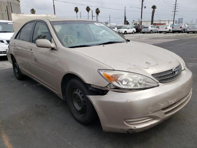 Salvage cars for sale from Copart Wilmington, CA: 2002 Toyota Camry